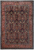 Load image into Gallery viewer, 7' x 10' Navy Blue Fine Persian Bijar Rug 72422