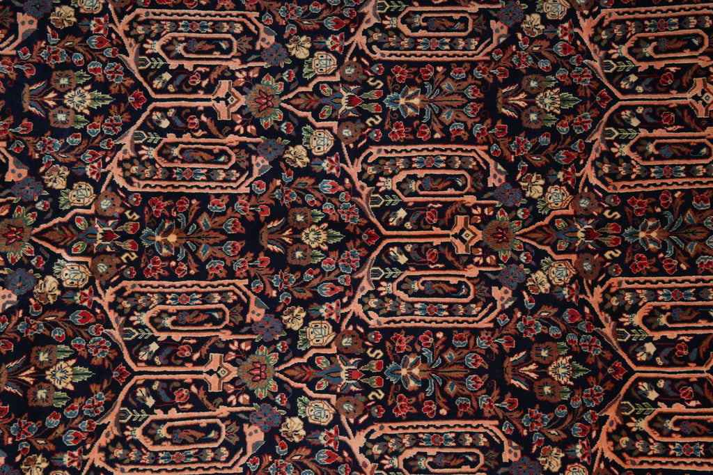 7' x 10' Navy Blue Fine Persian Bijar Rug 72422