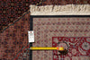 Load image into Gallery viewer, 18 x 18.3 High Quality Wool and Silk Mahi Tabriz Rug Black #PIX-5801