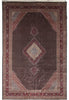 Load image into Gallery viewer, 18 x 18.3 High Quality Wool and Silk Mahi Tabriz Rug Black