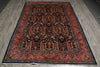 Load image into Gallery viewer, 7' x 10' Navy Blue Fine Persian Bijar Rug 72422