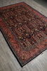 Load image into Gallery viewer, 7' x 10' Navy Blue Fine Persian Bijar Rug 72422