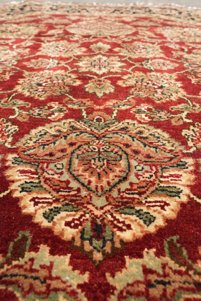 6 x 6 Octagonal Handmade Wool Jaipur Rug #F-4204