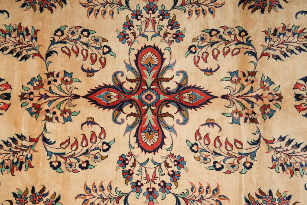 7 x 11 Fine Persian Sarouk Rug #B-72343