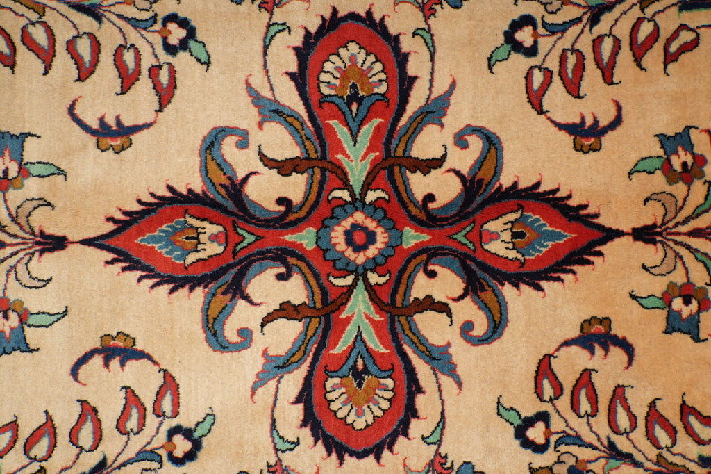 7 x 11 Fine Persian Sarouk Rug #B-72343