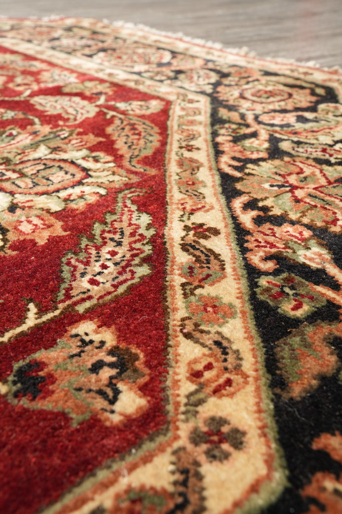 6 x 6 Octagonal Handmade Wool Jaipur Rug #F-4204