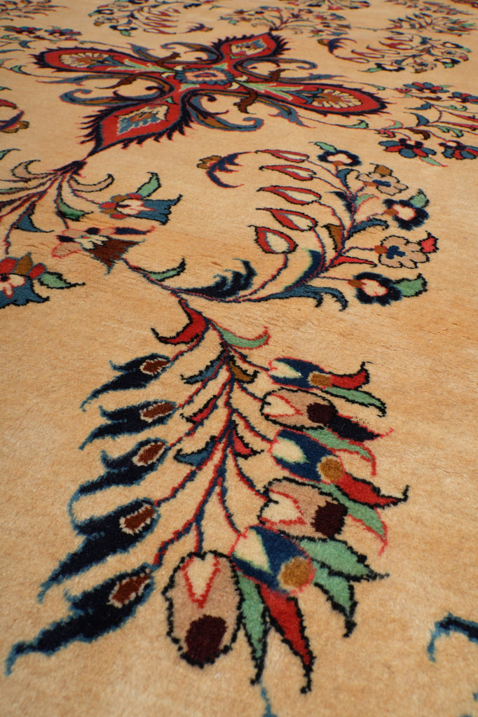 7 x 11 Fine Persian Sarouk Rug #B-72343