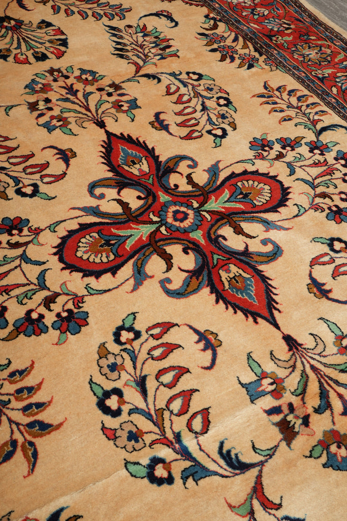 7 x 11 Fine Persian Sarouk Rug #B-72343