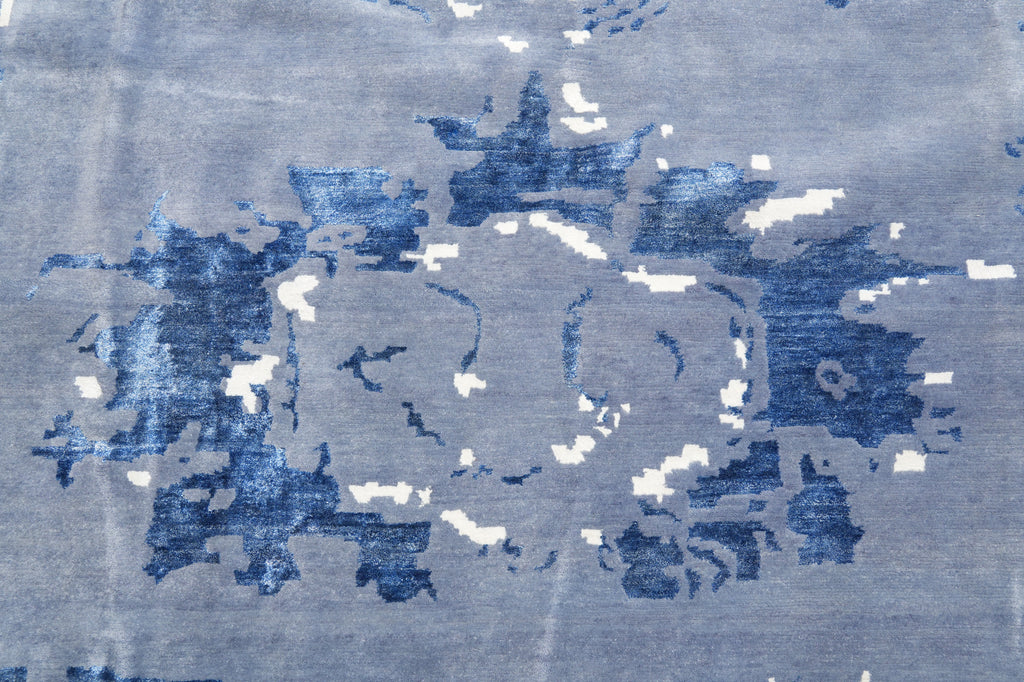 20 x 24 Oversize Mansion Rug Handmade Contemporary Wool and Silk Rare Carpet #N-100
