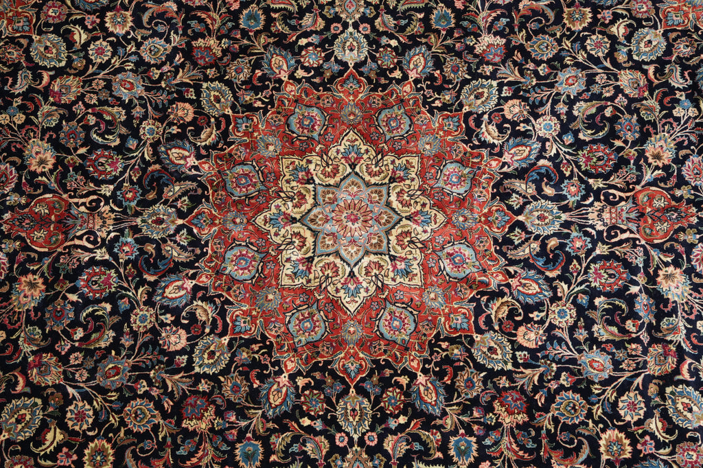 13 x 16.3 Authentic Persian Wool Sarouk Tabriz Rug #PIX-4404