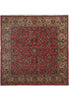 Load image into Gallery viewer, 7 x 7 Fine Persian Sarouk Rug - Iran #B-72444