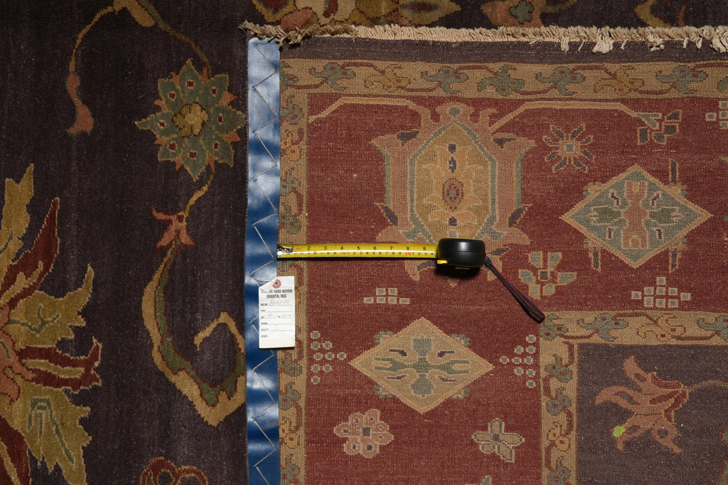 10 x 13 Hand-Knotted Jaipur Rug Brown #PIX-17376