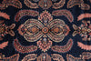 Load image into Gallery viewer, 7 x 11 Royal Blue Fine Persian Lilihan Sarouk Rug 72309