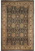 Load image into Gallery viewer, 12 x 18 Black Hand-Knotted Wool Jaipur Rug