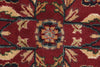 Load image into Gallery viewer, 6 x 6 Round Handmade Jaipur Rug Burgundy Black #F-4206