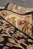 Load image into Gallery viewer, 12 x 18 Black Hand-Knotted Wool Jaipur Rug #PIX-16238