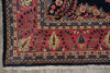 Load image into Gallery viewer, 7 x 11 Royal Blue Fine Persian Lilihan Sarouk Rug 72309