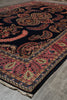 Load image into Gallery viewer, 7 x 11 Royal Blue Fine Persian Lilihan Sarouk Rug 72309