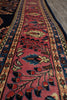 Load image into Gallery viewer, 7 x 11 Royal Blue Fine Persian Lilihan Sarouk Rug 72309