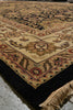 Load image into Gallery viewer, 12 x 18 Black Hand-Knotted Wool Jaipur Rug #PIX-16238