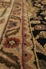 Load image into Gallery viewer, 12 x 18 Black Hand-Knotted Wool Jaipur Rug #PIX-16238