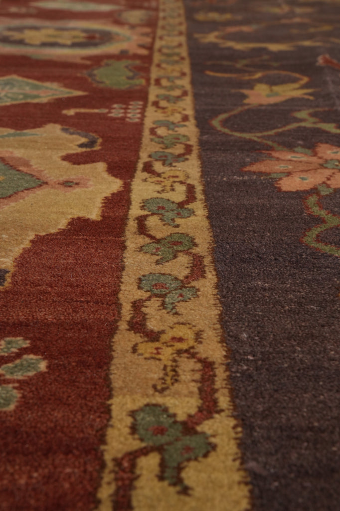 10 x 13 Hand-Knotted Jaipur Rug Brown #PIX-17376