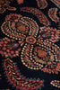 Load image into Gallery viewer, 7 x 11 Royal Blue Fine Persian Lilihan Sarouk Rug 72309