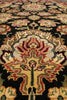 Load image into Gallery viewer, 6 x 6 Round Handmade Wool Rug Black Burgundy #F-4207