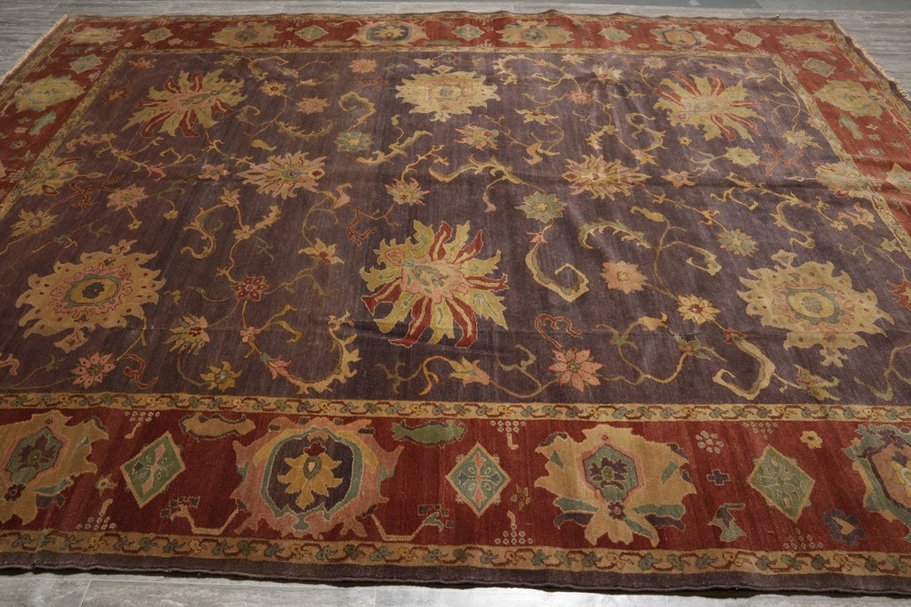 10 x 13 Hand-Knotted Jaipur Rug Brown #PIX-17376