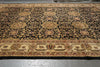 Load image into Gallery viewer, 12 x 18 Black Hand-Knotted Wool Jaipur Rug