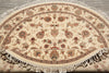 Load image into Gallery viewer, 5 x 5 Round Handmade Wool Agra Round Contemporary Design Rug #F-4208