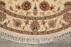 Load image into Gallery viewer, 5 x 5 Round Handmade Wool Agra Round Contemporary Design Rug #F-4208