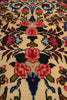 Load image into Gallery viewer, 6.6 x 10.4 Ivory Fine Persian Floral Bijar Rug 72324