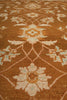 Load image into Gallery viewer, 6 x 8.9 Hand-Knotted Agra Rug Honey Brown #PIX-18757