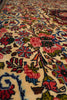 Load image into Gallery viewer, 6.6 x 10.4 Ivory Fine Persian Floral Bijar Rug 72324