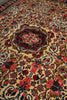 Load image into Gallery viewer, 6.6 x 10.4 Ivory Fine Persian Floral Bijar Rug 72324