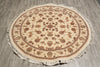 Load image into Gallery viewer, 5 x 5 Round Handmade Wool Agra Round Contemporary Design Rug