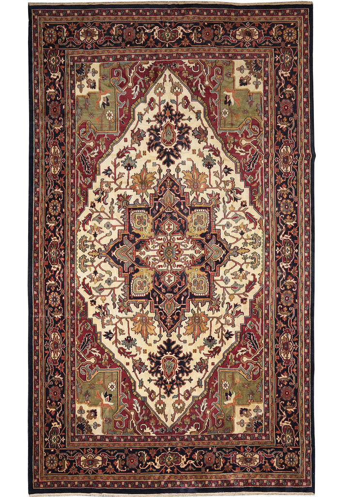 11.10 x 20.1 New Serapi Heriz Handmade India rug