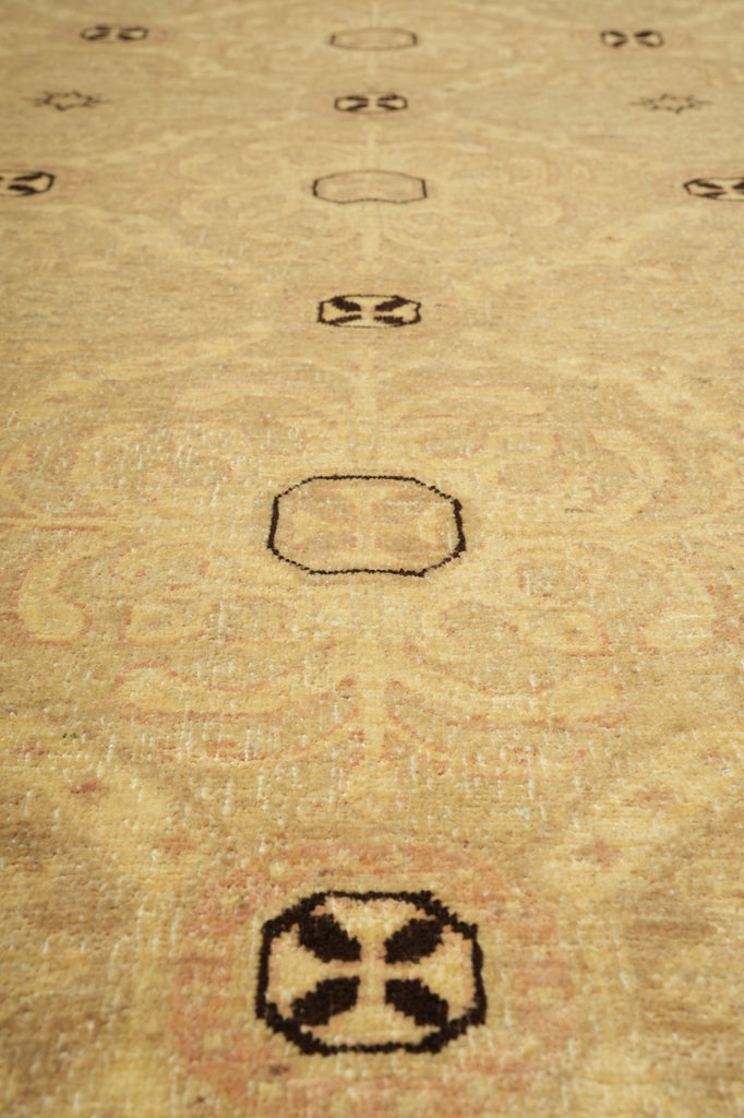 6 x 9 Hand-Knotted Chobi Peshawar Rug Transitional #F-5370