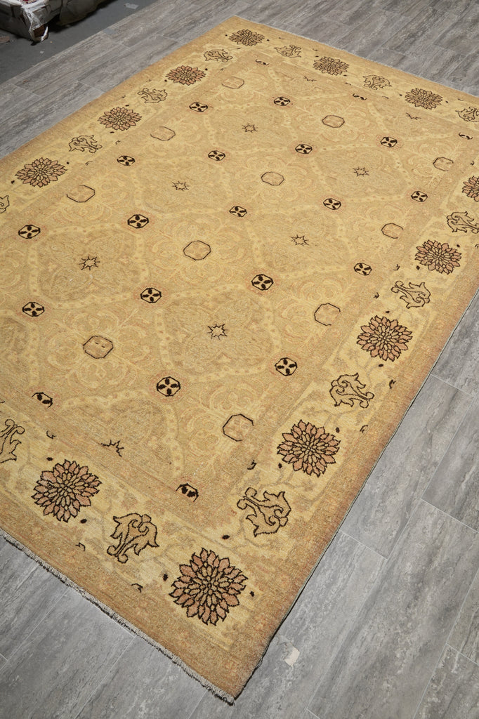 6 x 9 Hand-Knotted Chobi Peshawar Rug Transitional #F-5370