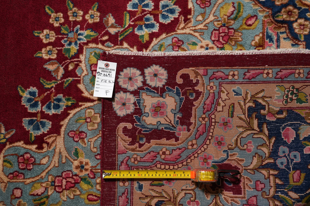 11.8 x 16.6 Old Persian Kerman Rug Clearance Sale #PIX-2691