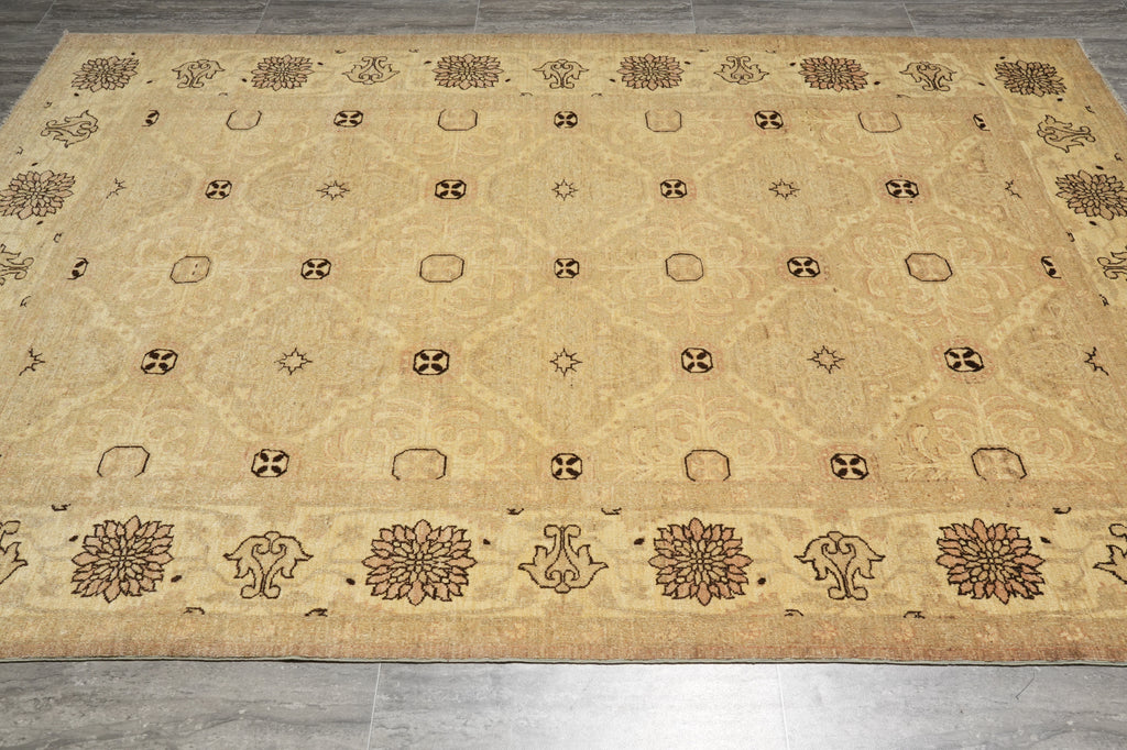 6 x 9 Hand-Knotted Chobi Peshawar Rug Transitional #F-5370
