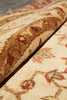 Load image into Gallery viewer, 6 x 6 Round Light Beige handmade Wool Agra Rug #F-4211