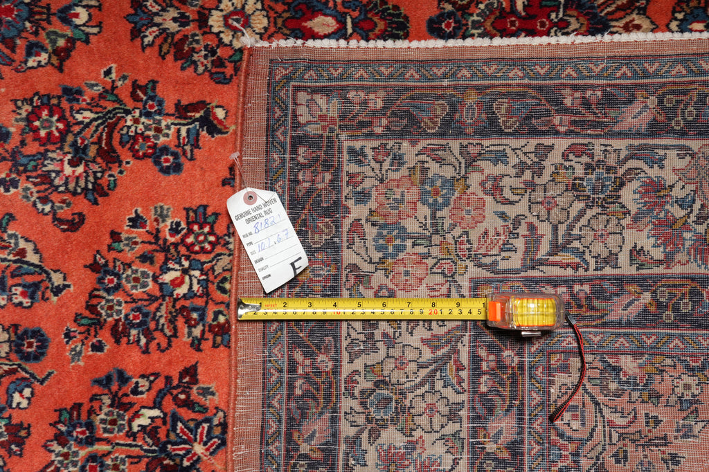 6.9 x 10 Persian Sarouk Rug 81821