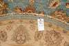 Load image into Gallery viewer, 6 x 6 Round Light Blue Handmade Natural Wool Agra Quality Handmade Rug #F-4212