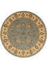 Load image into Gallery viewer, 6 x 6 Round Light Blue Handmade Natural Wool Agra Quality Handmade Rug
