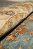 Load image into Gallery viewer, 6 x 6 Round Light Blue Handmade Natural Wool Agra Quality Handmade Rug #F-4212