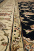 Load image into Gallery viewer, 5.9 x 8.9 Quality Wool And Silk Tabriz Rug Fancy Black #PIX-10568