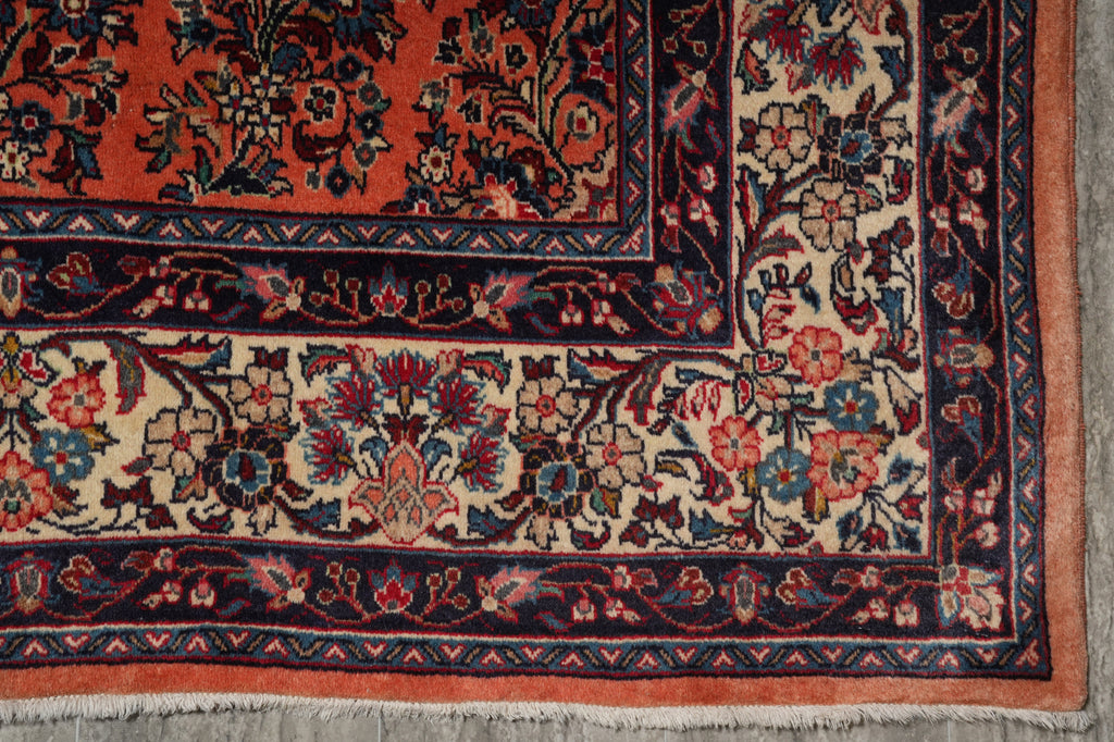 6.9 x 10 Persian Sarouk Rug 81821