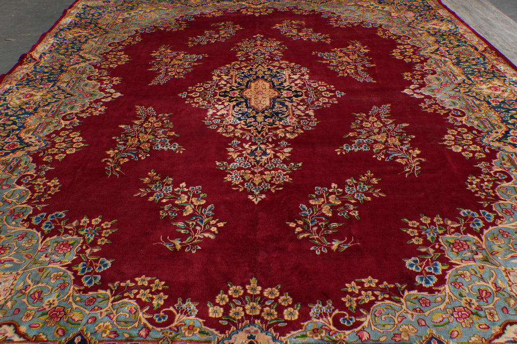 11.8 x 16.6 Old Persian Kerman Rug Clearance Sale #PIX-2691
